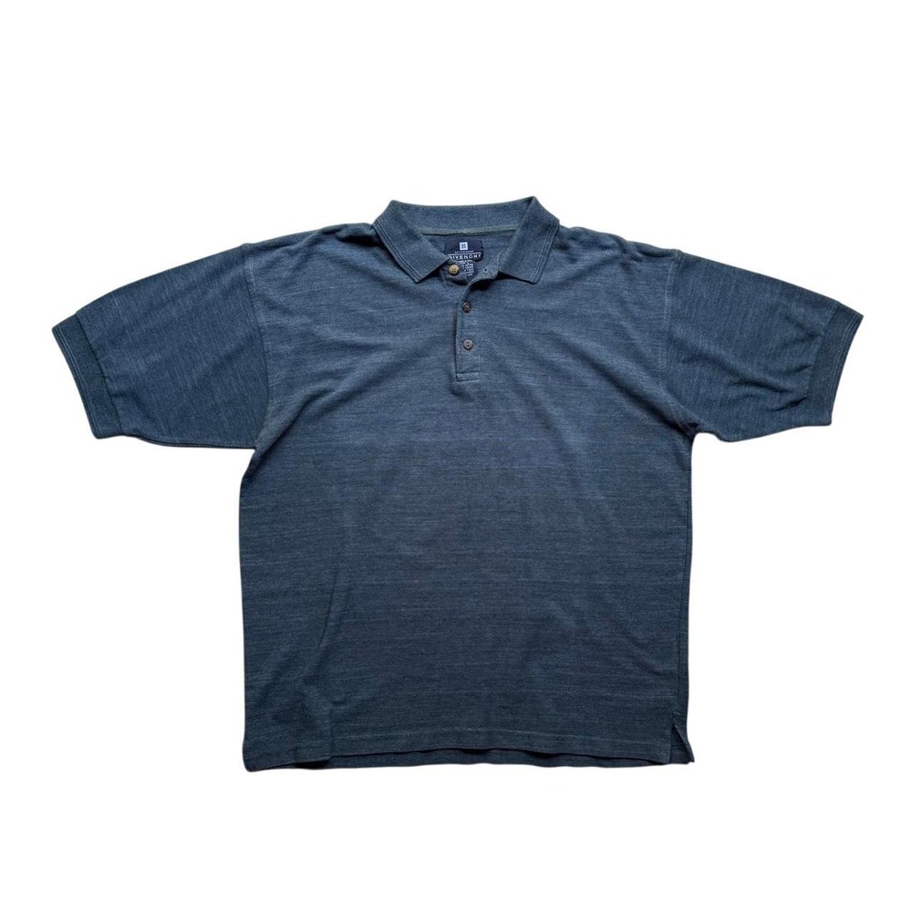 Givenchy Weathered Blue Polo Men's L